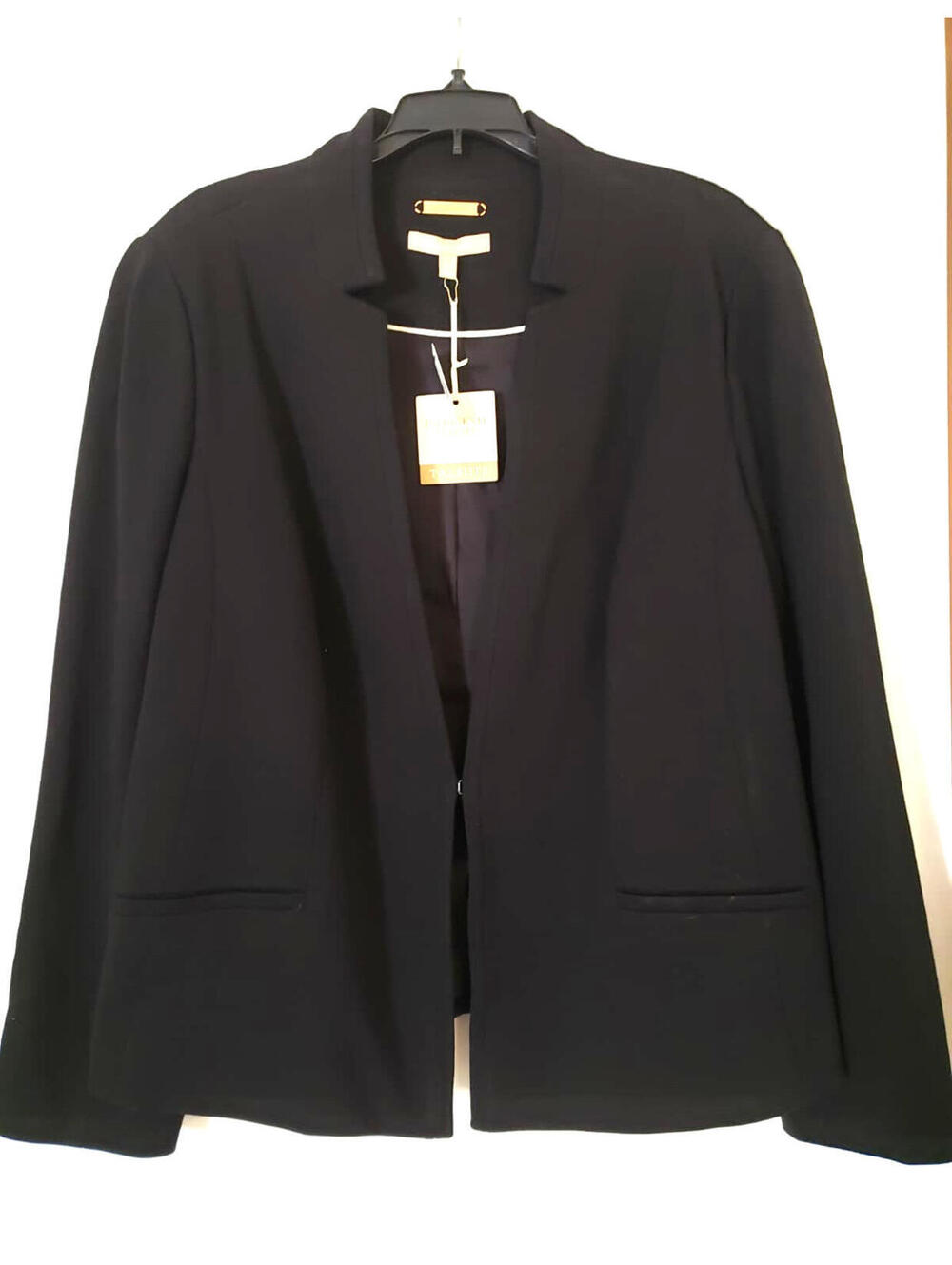 Talbots  Black elegant Blazer Sz 16 formal classic style Office Work Wear jacket